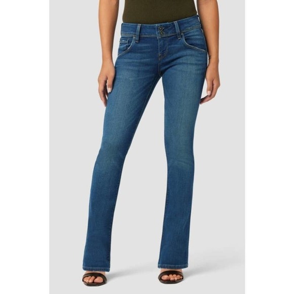 Hudson Beth Mid-Rise Baby Bootcut Jeans Size 27 NWT - Picture 1 of 14